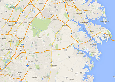 Map of Crofton MD, 21114, and surrounding areas